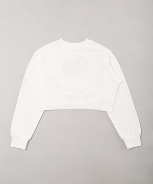 ドッグ刺繍ショートスウェット