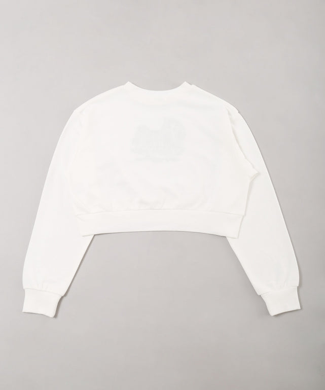 ドッグ刺繍ショートスウェット