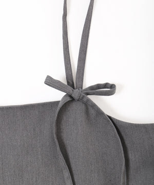 リボンセットバルーンミニワンピース