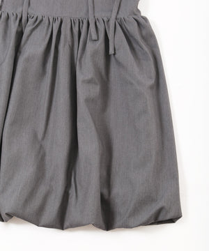 リボンセットバルーンミニワンピース