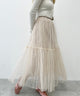 チュールロングスカート