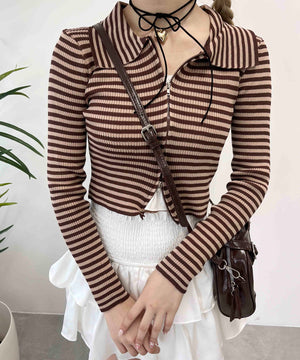 ブラウン モデル：160㎝ F着用