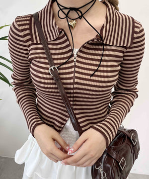 ブラウン モデル：160㎝ F着用