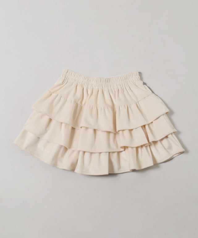 ベロア3段フリルミニスカート – WEGO ONLINE STORE