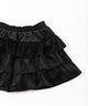 ベロア3段フリルミニスカート