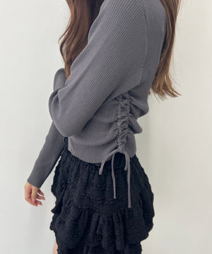 サイドドロストカーディガン