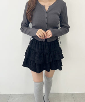 サイドドロストカーディガン