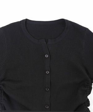 サイドドロストカーディガン