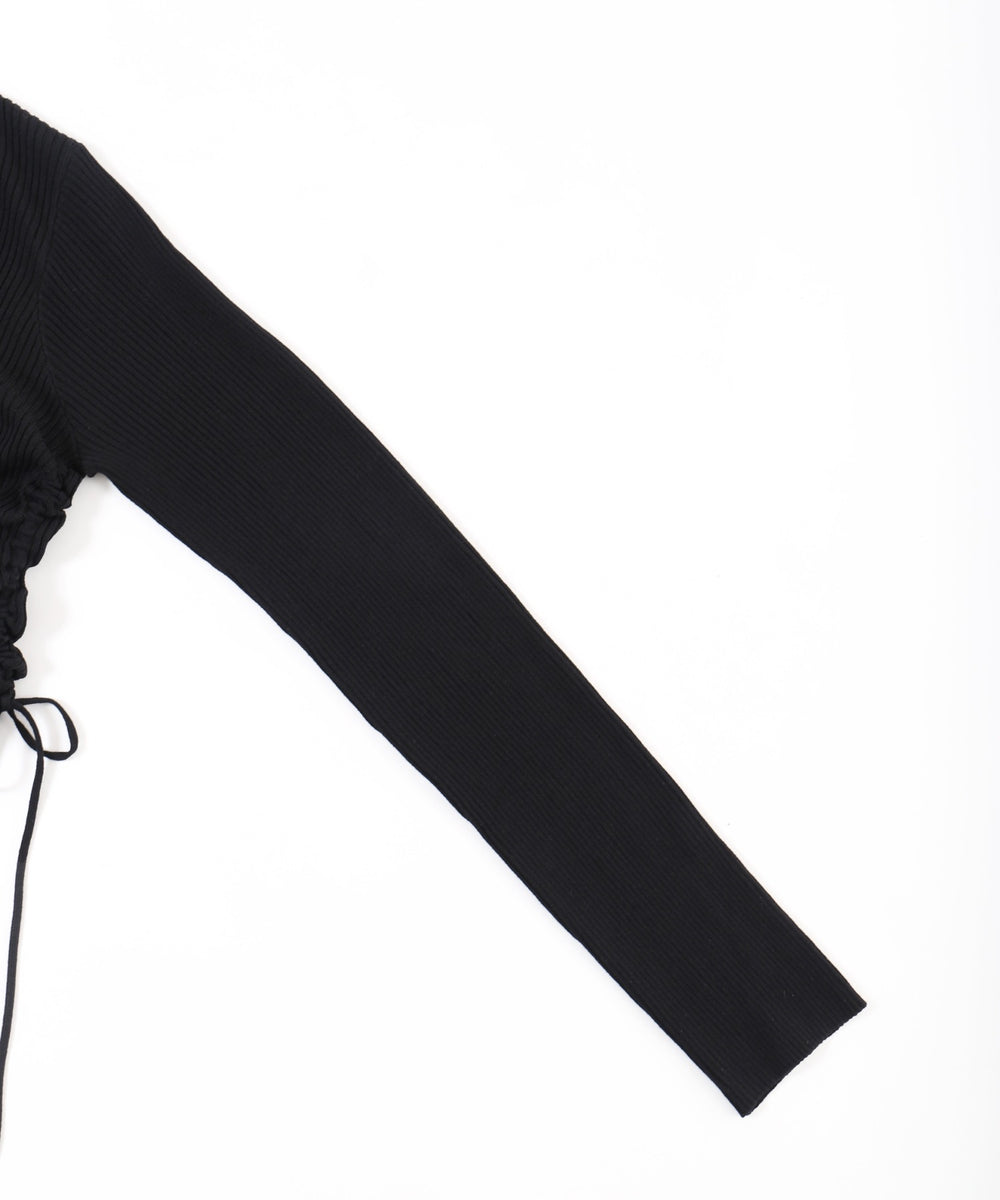 サイドドロストカーディガン