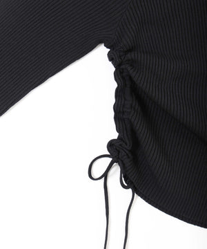 サイドドロストカーディガン