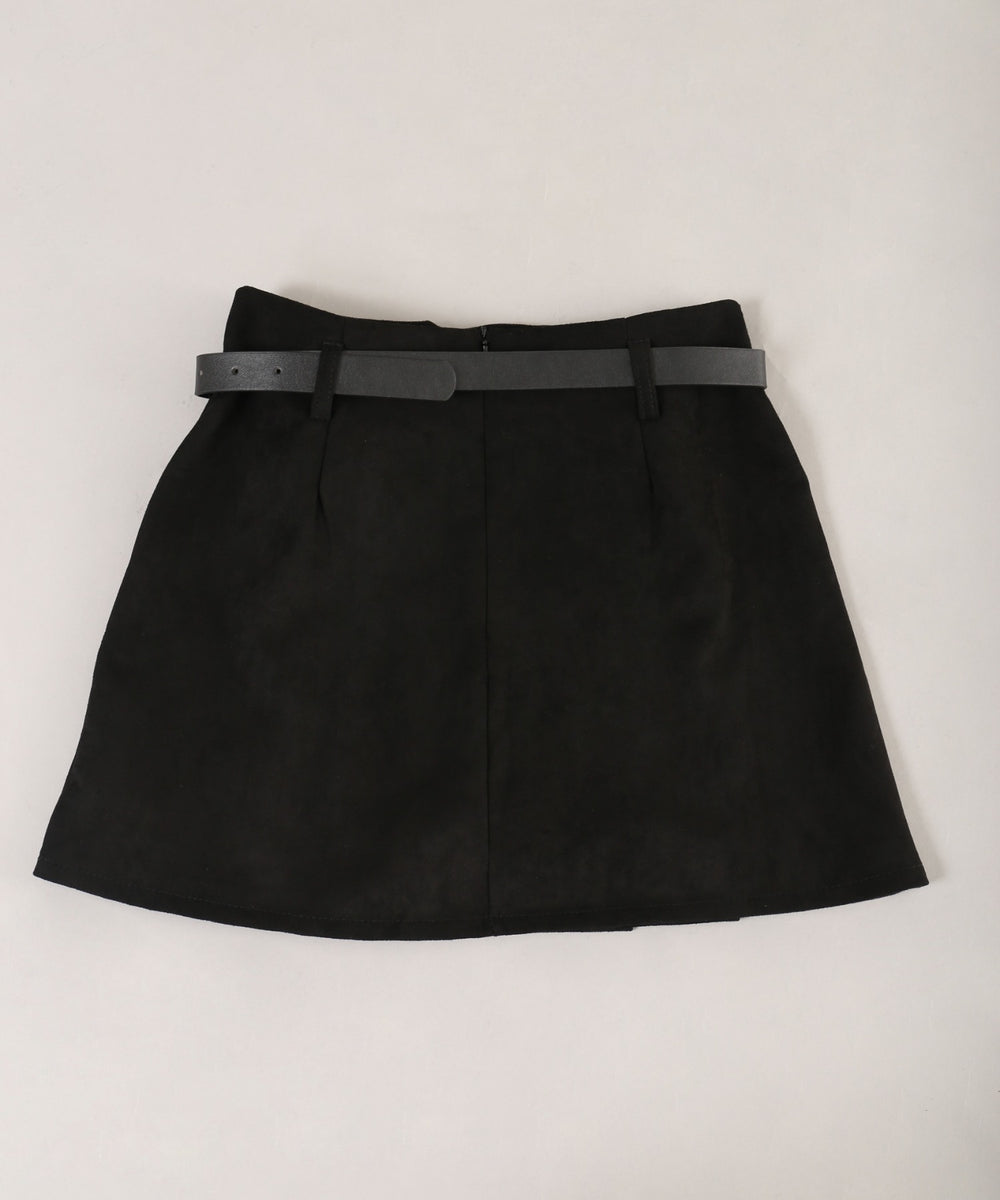 合皮ベルトツキスカート