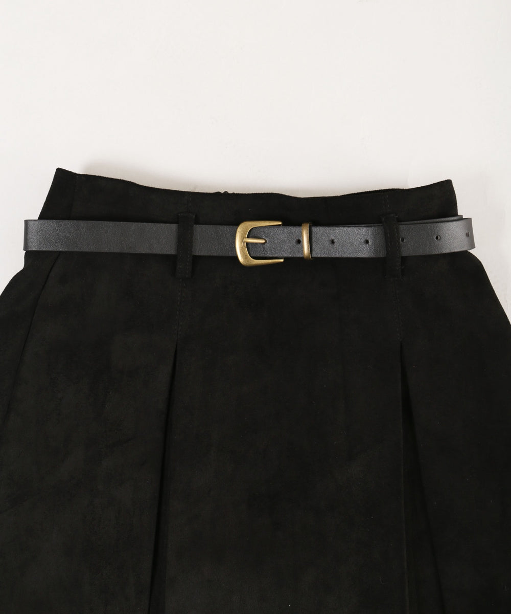 合皮ベルトツキスカート