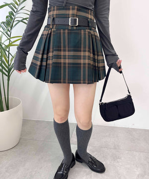 ベルトセットチェックスカパン