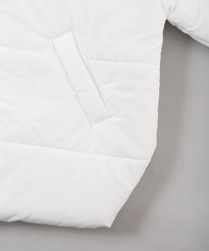 フリルフードフェイクダウンジャケット