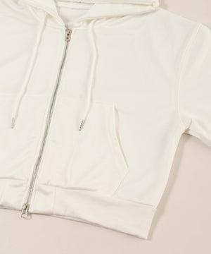 リボン付きWジップパーカー