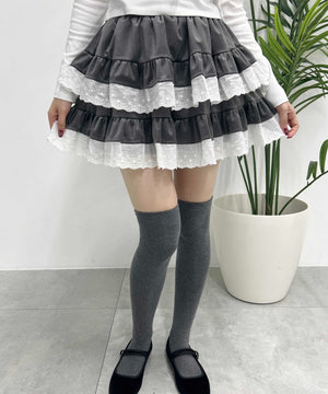 レースキリカエティアードスカート