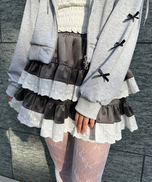 レースキリカエティアードスカート