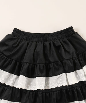 レースキリカエティアードスカート