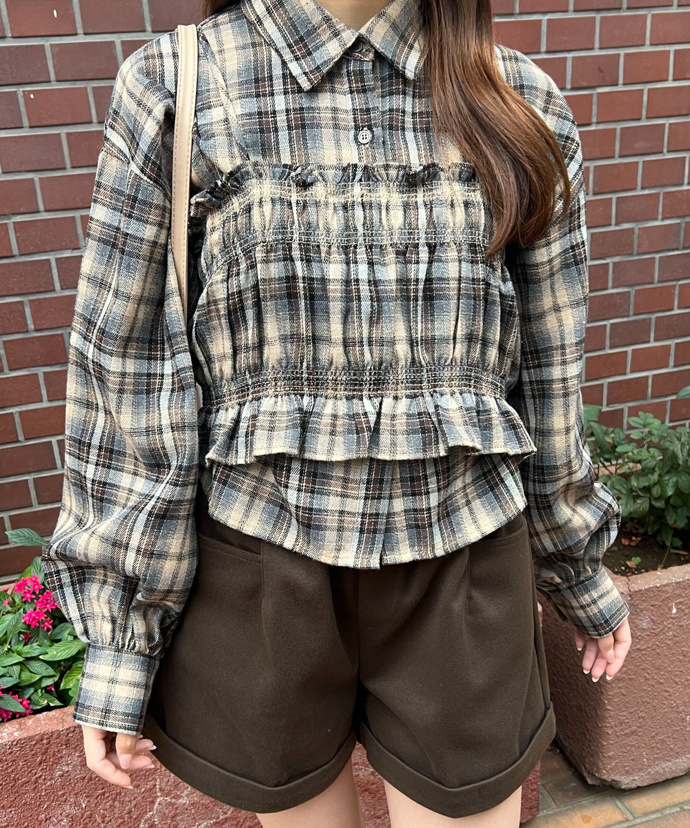 ブラウン モデル：160㎝ F着用