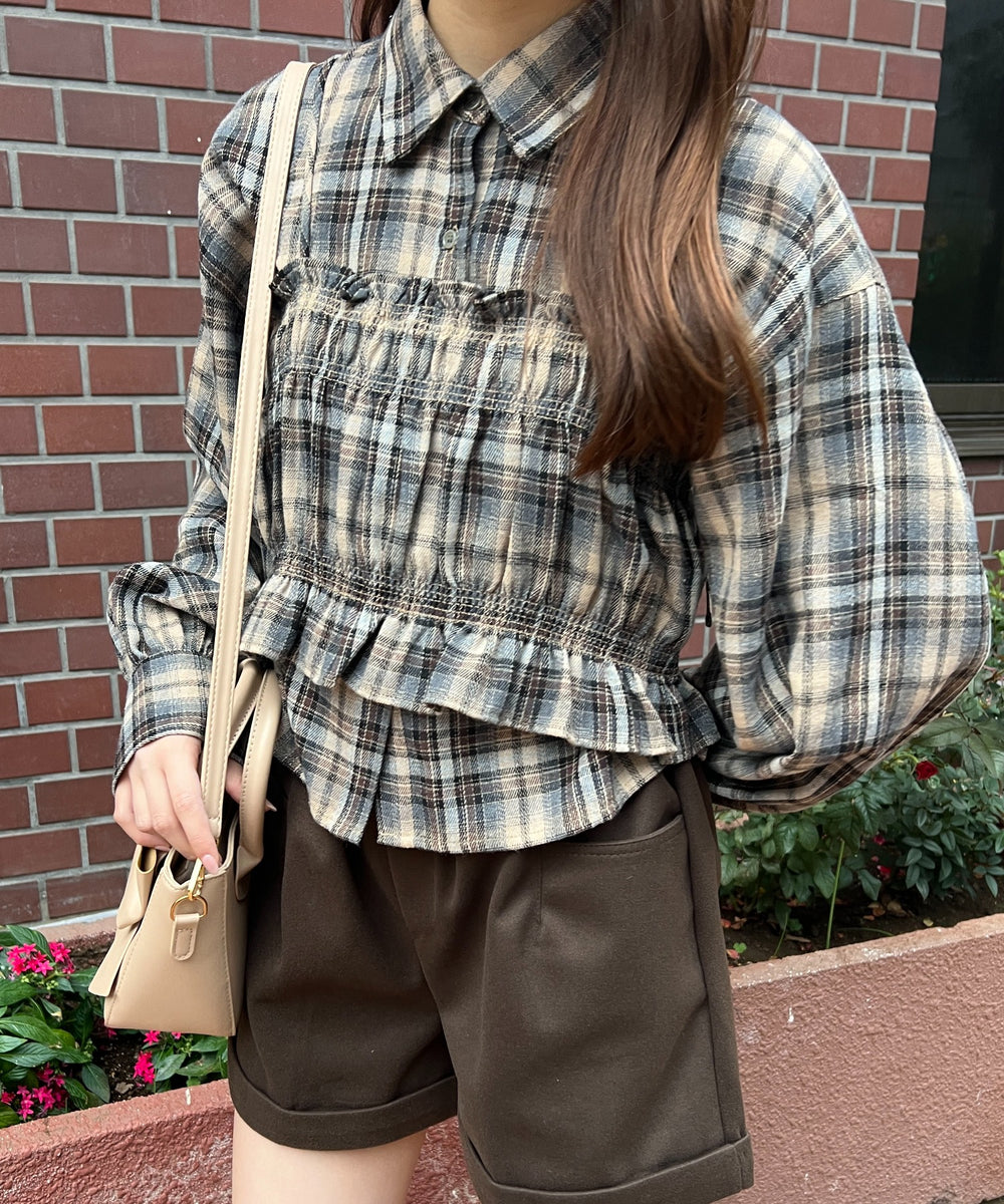 ブラウン モデル：160㎝ F着用