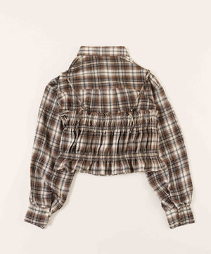 ビスチェセットチェックシャツ