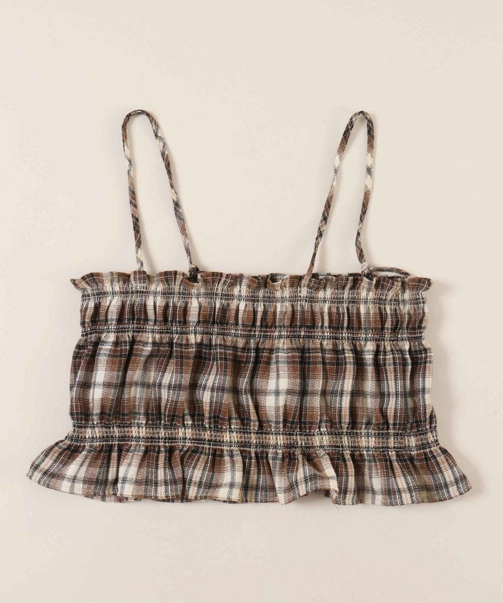 ビスチェセットチェックシャツ