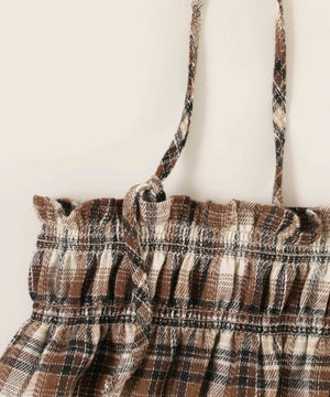 ビスチェセットチェックシャツ