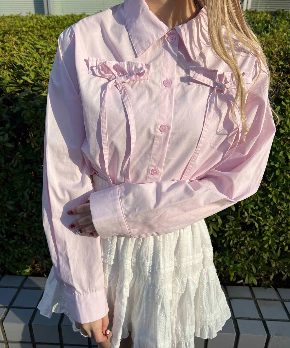 ピンク モデル：160㎝ F着用