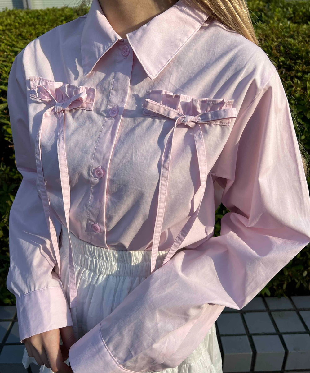 ピンク モデル：160㎝ F着用