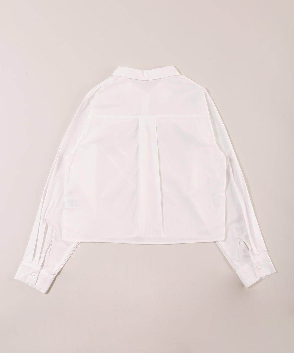 フリルリボンブラウス