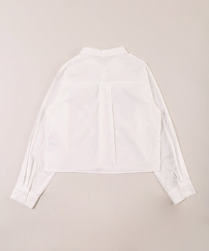 フリルリボンブラウス