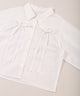 フリルリボンブラウス