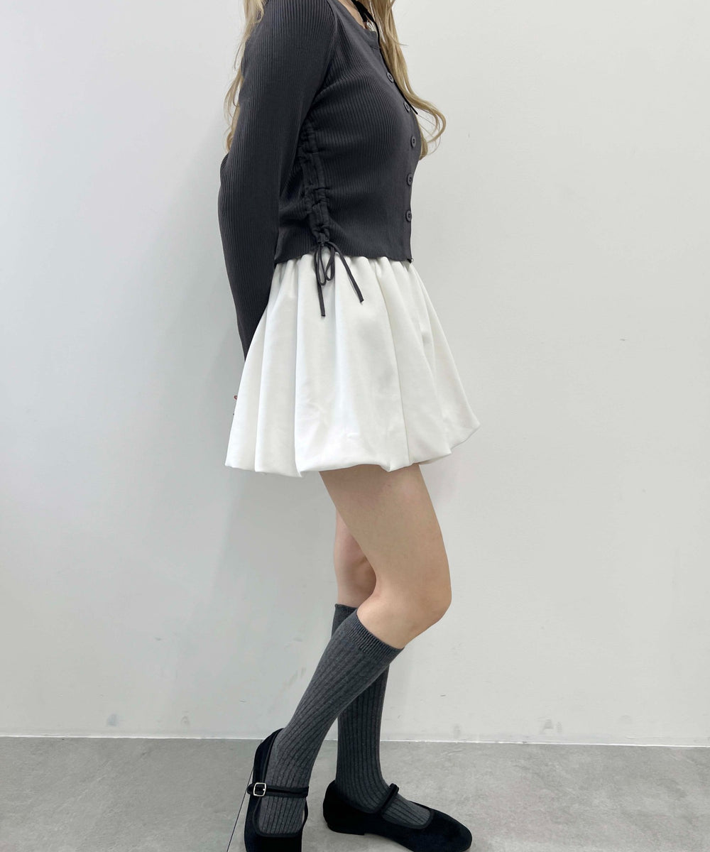 ボリュームバルーンミニスカート