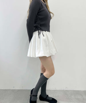 ボリュームバルーンミニスカート