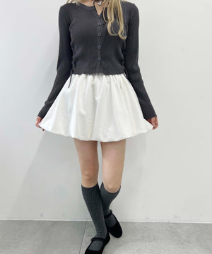 ボリュームバルーンミニスカート