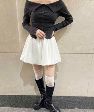 ボリュームバルーンミニスカート