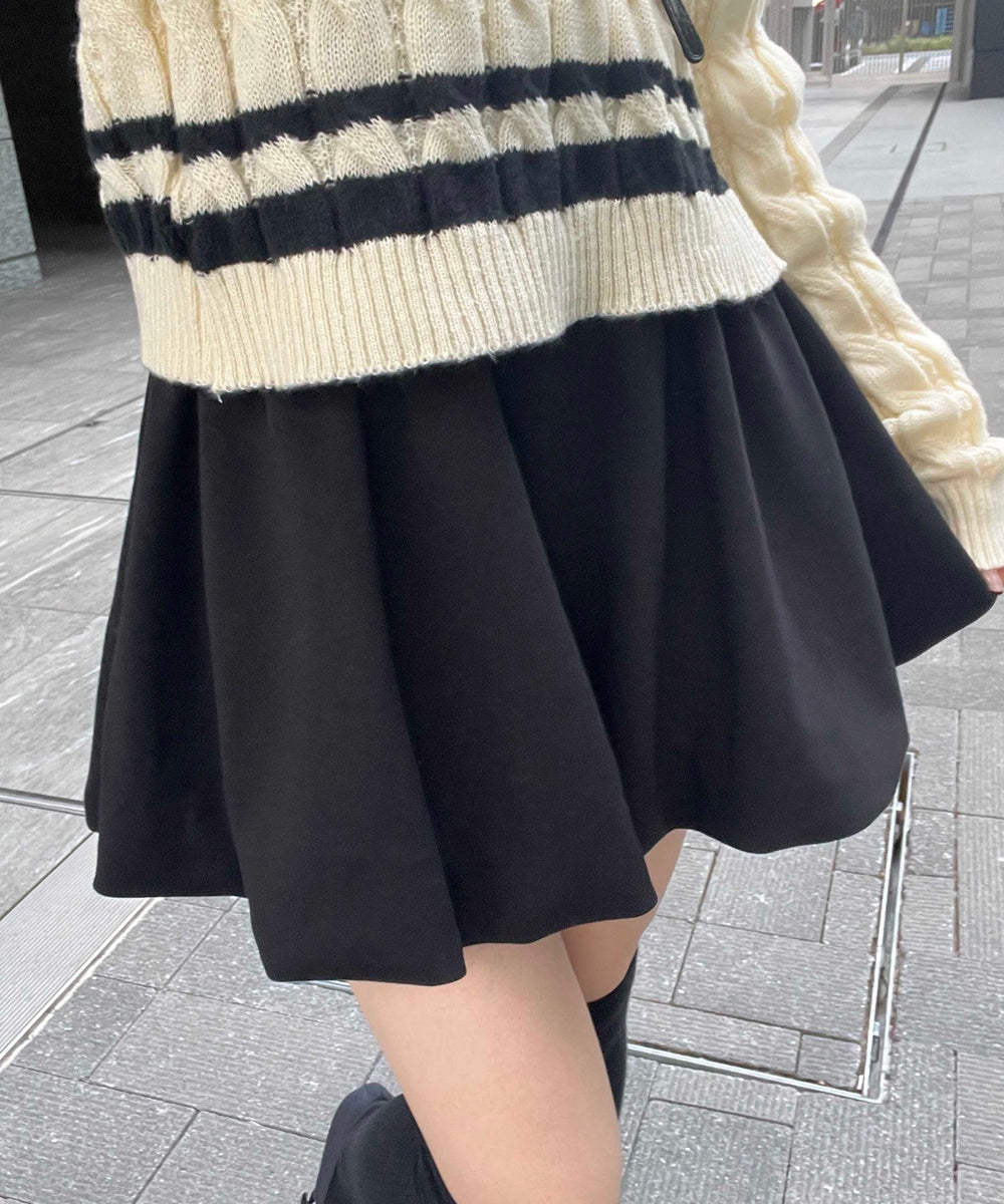 ボリュームバルーンミニスカート