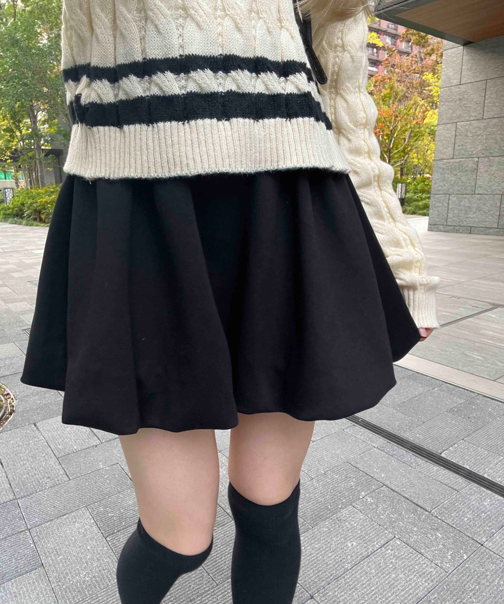 ボリュームバルーンミニスカート