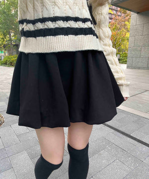 ボリュームバルーンミニスカート