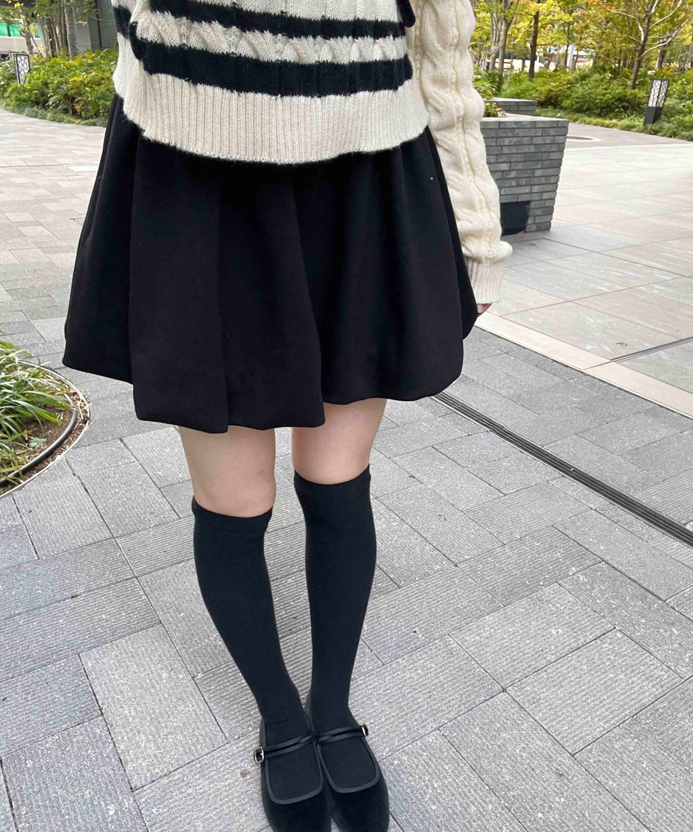 ボリュームバルーンミニスカート