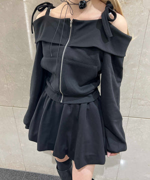 ボリュームバルーンミニスカート