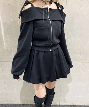 ボリュームバルーンミニスカート