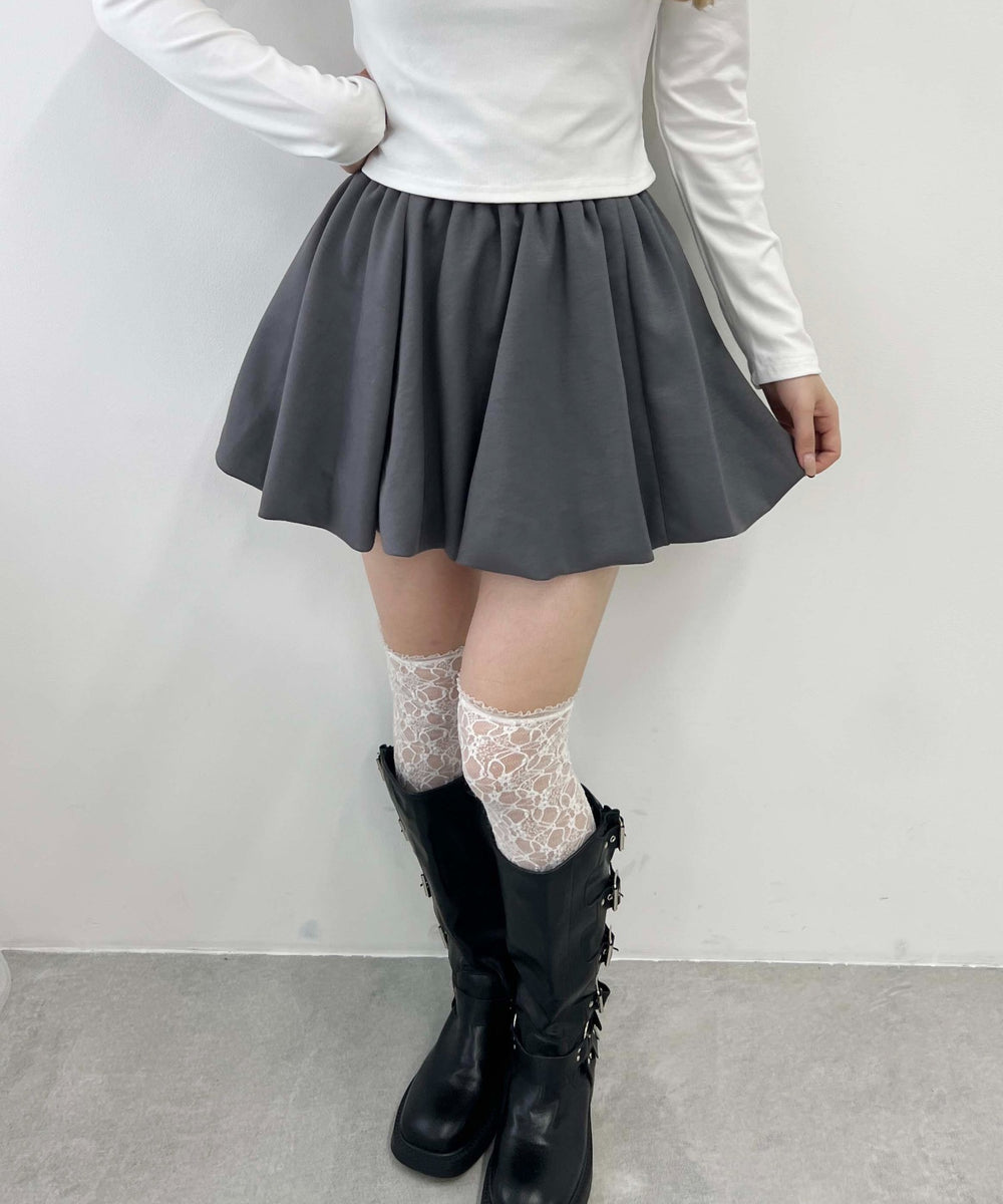 ボリュームバルーンミニスカート