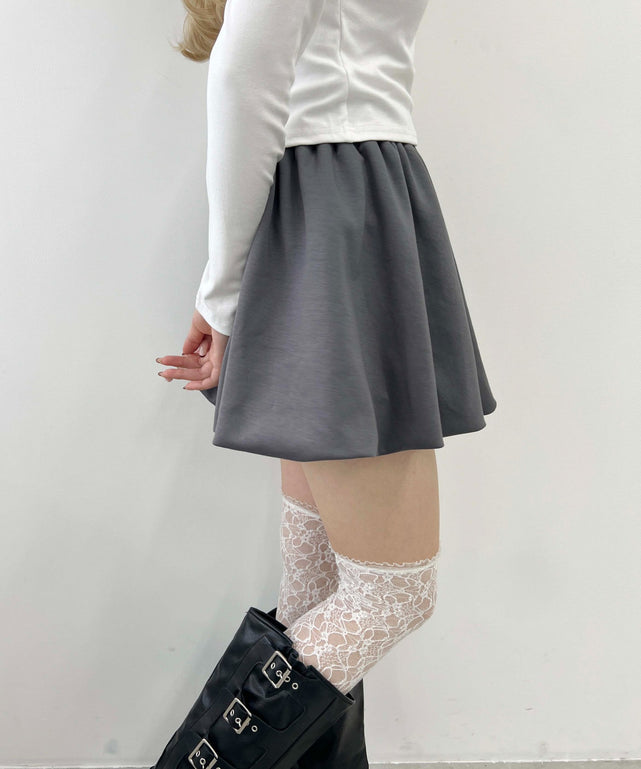 ボリュームバルーンミニスカート