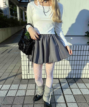 ボリュームバルーンミニスカート