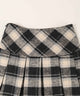 チェックボックスプリーツスカート