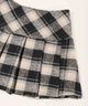 チェックボックスプリーツスカート