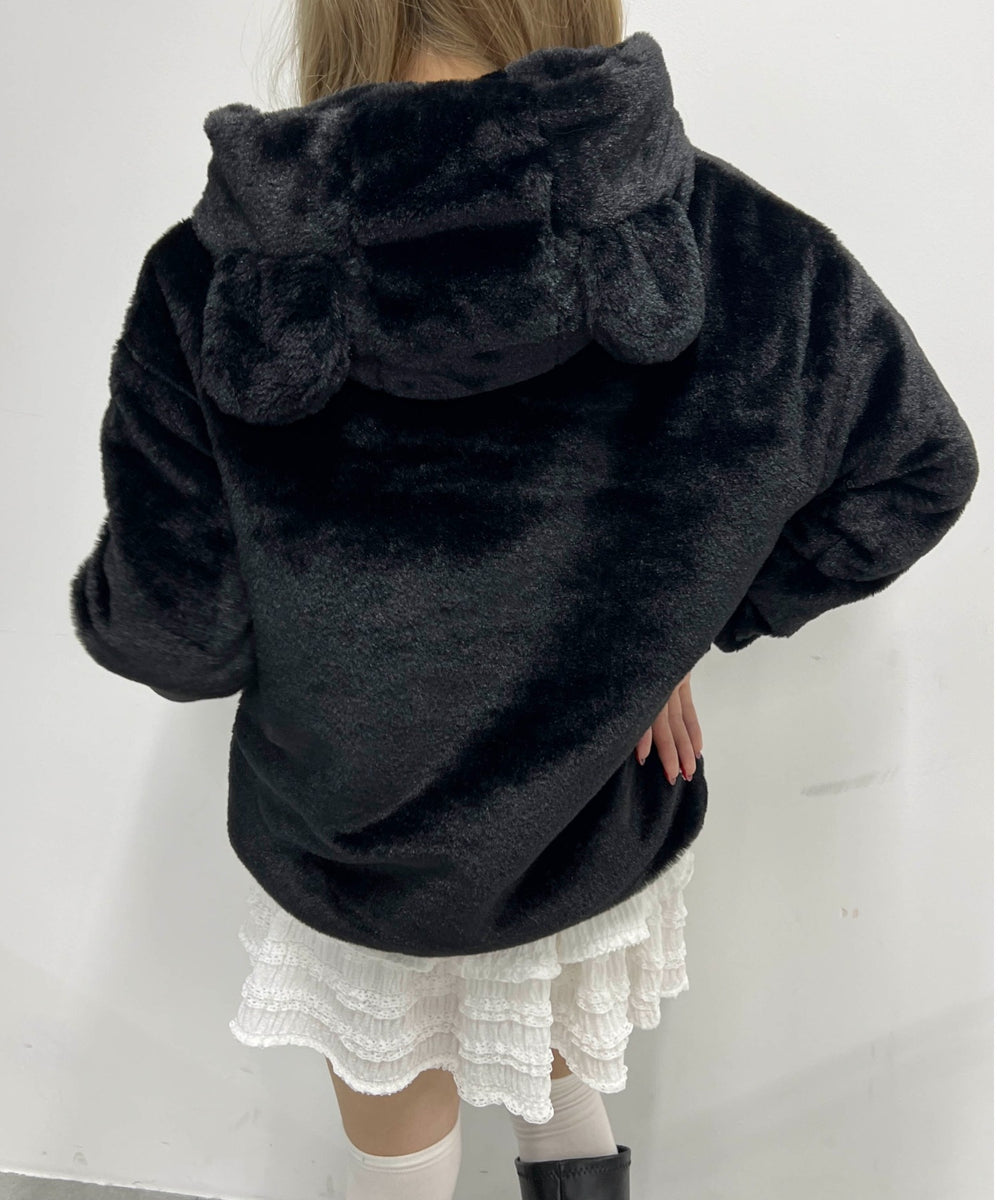 クマフェイクファーパーカー