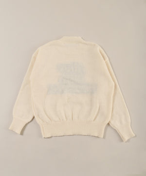 メッセージジャガードコンパクトニット