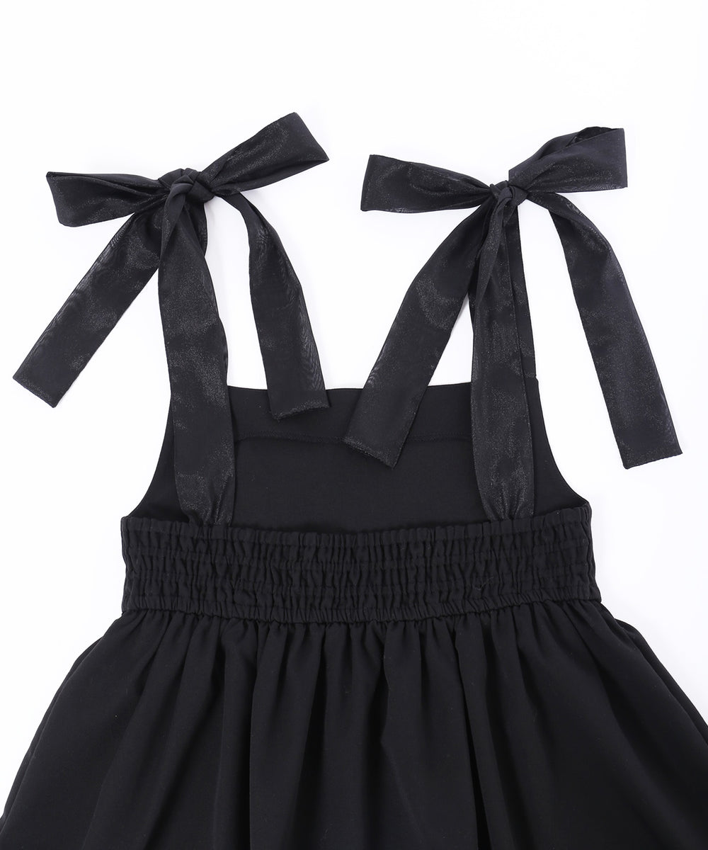 シフォンリボンワンピース